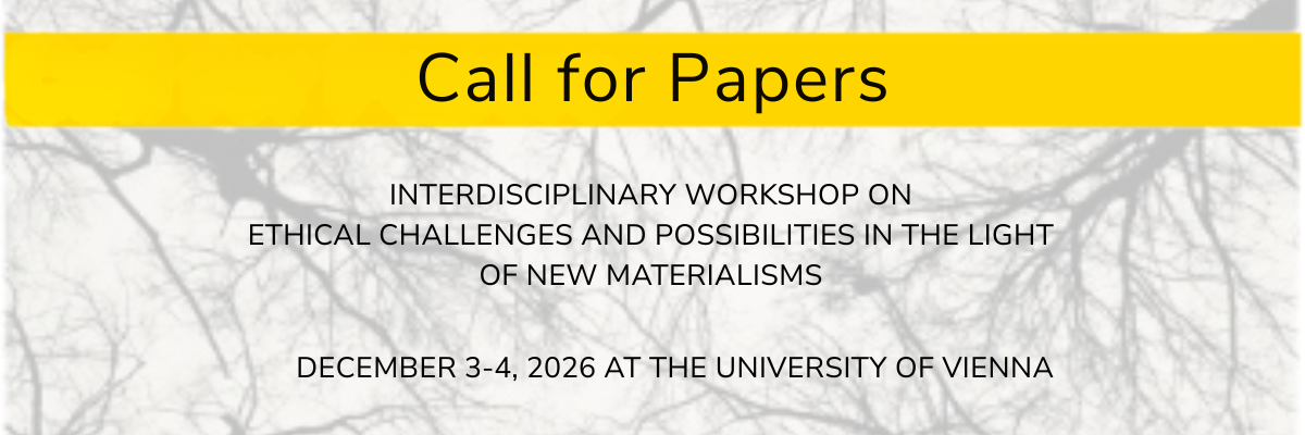 Call for Papers: Workshop interdisciplinario sobre New Materialism